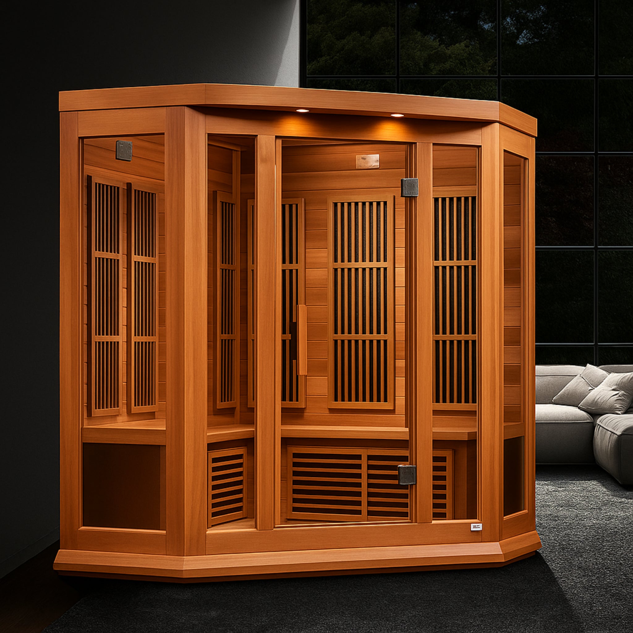 3 - Person FAR Infrared Sauna in Cedar